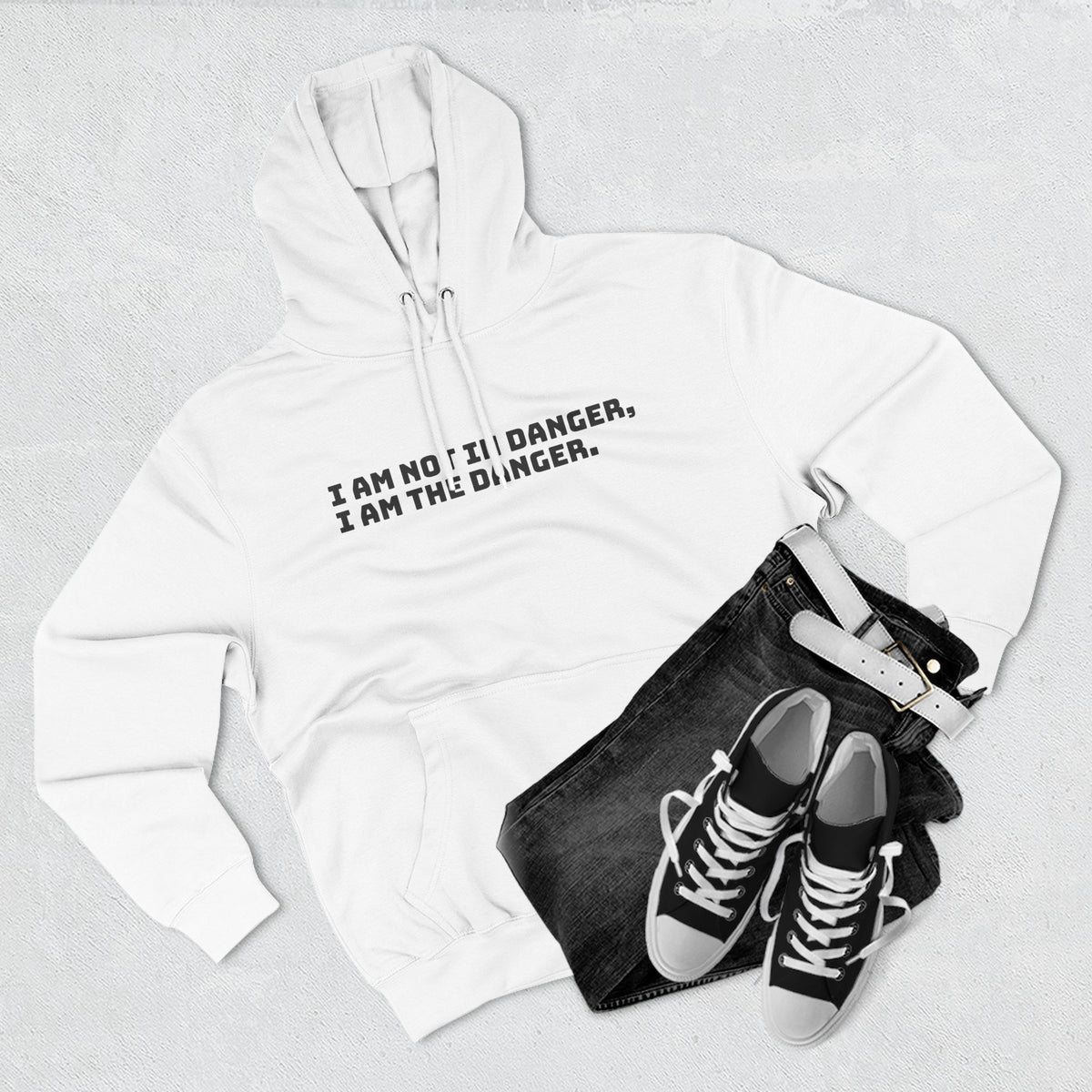Breaking Bad Three-Panel Fleece Hoodie - Walter White Fans, TV Show Apparel, Heisenberg Sweatshirt, Gift for Breaking Bad Fan, Trendy Hooded